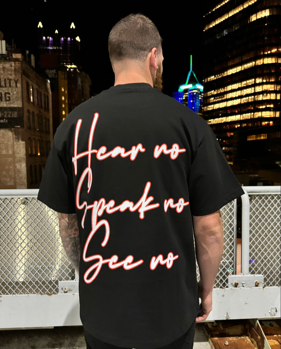 “Hear no, Speak no, See No” Graphic T Shirt