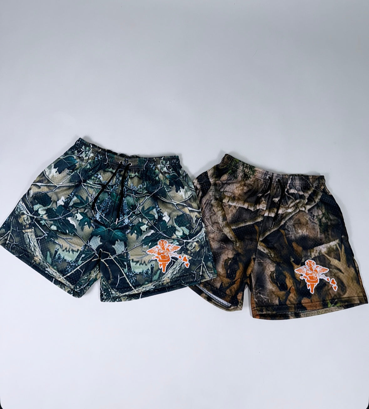 Camo Mesh Shorts (2 Colorways)