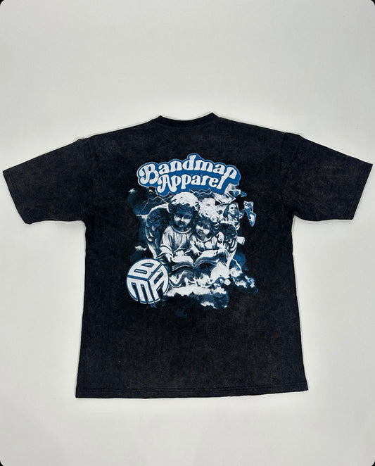 Acid Wash Full Graphic T Shirt