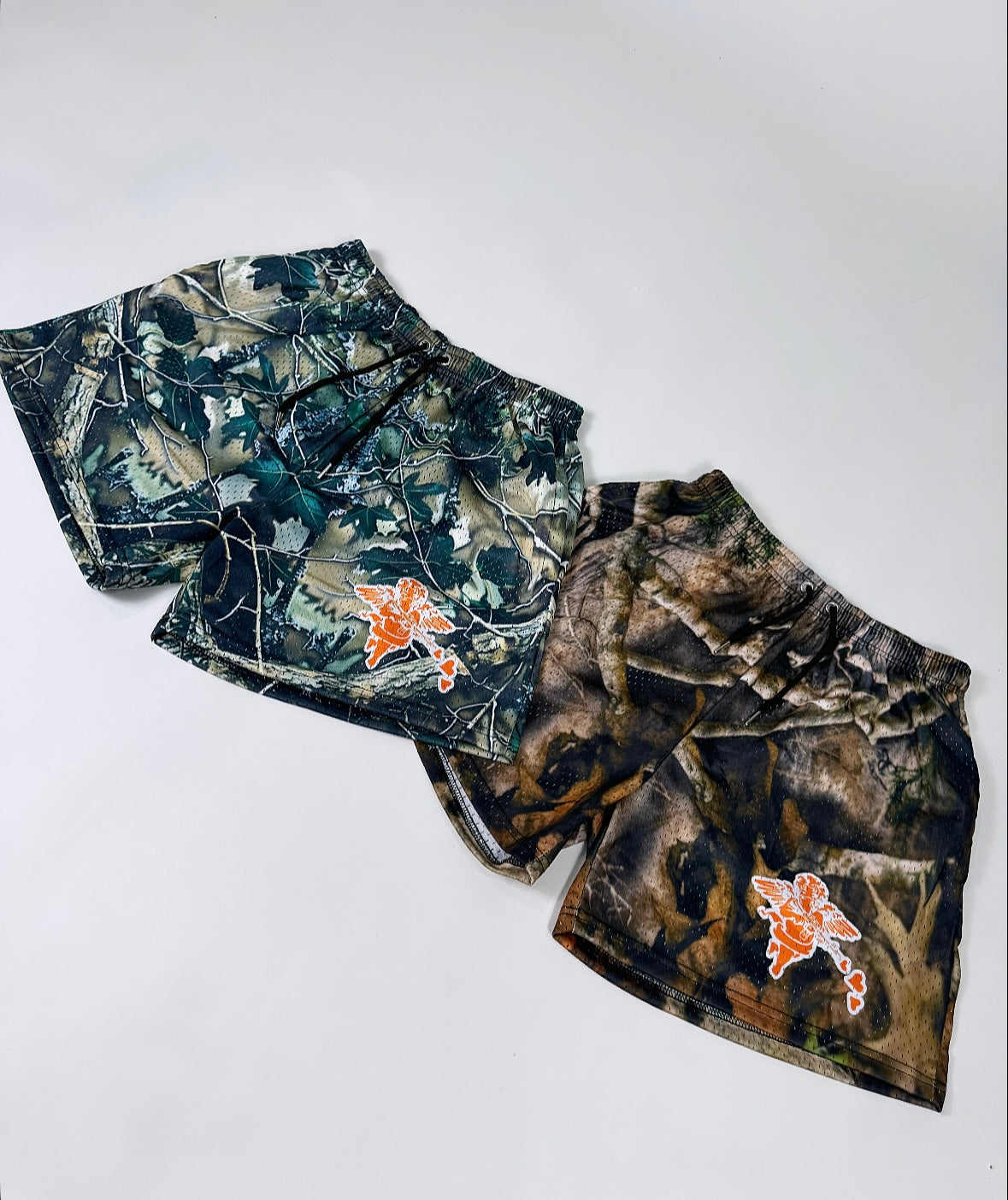 Camo Mesh Shorts (2 Colorways)