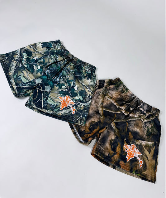 Camo Mesh Shorts (2 Colorways)